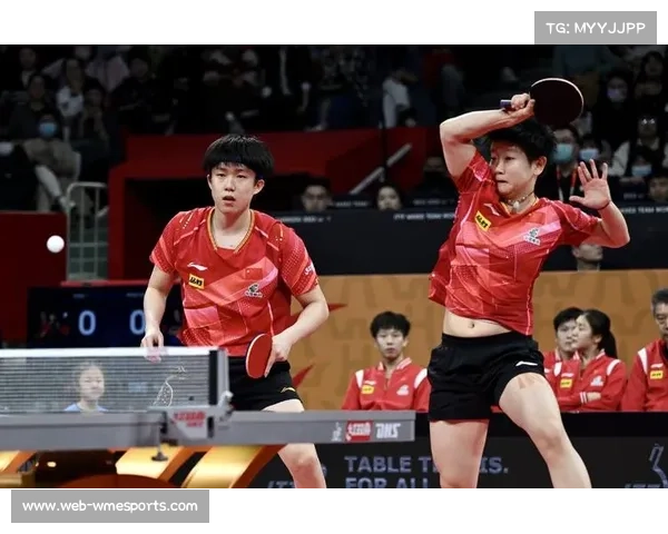 王楚钦孙颖莎混双组合直落三局战胜队友成功晋级四强